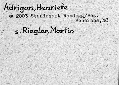Adrigan, Henriette