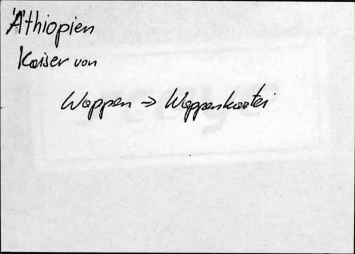 Äthiopien, Kaiser von