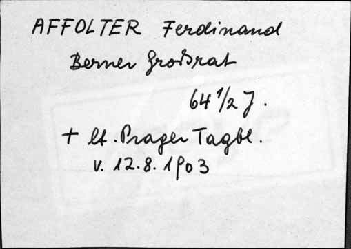 Affolter, Ferdinand