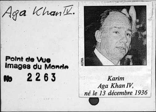 Aga Khan IV., Karim