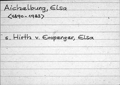 Elsa Hirth von Emperger