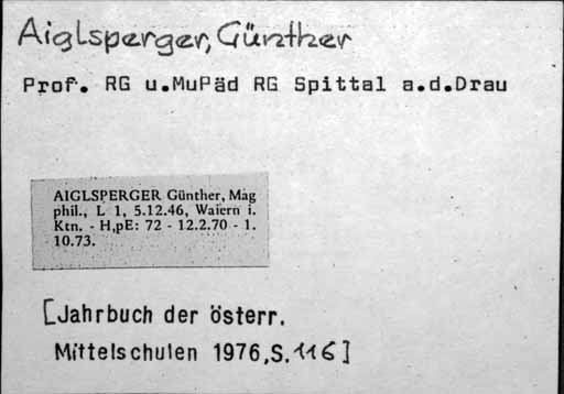 Aiglsperger, Günther