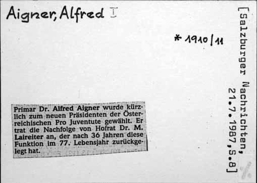 Aigner, Alfred