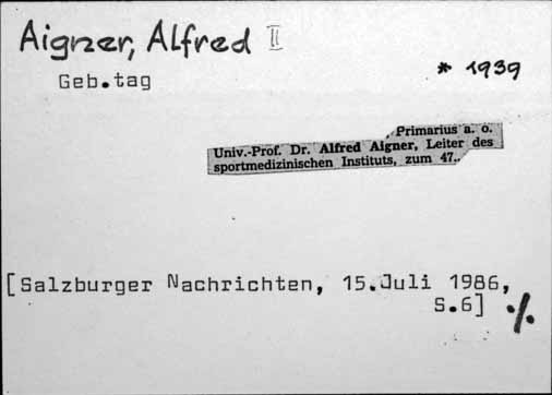 Aigner, Alfred
