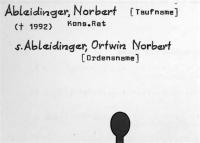Ableidinger, Norbert