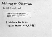 Ablinger, Günther