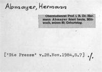 Abmayer, Hermann