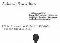 Achard, Franz Karl