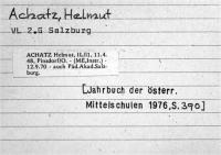 Achatz, Helmut