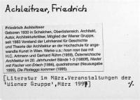 Achleitner, Friedrich