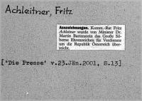 Achleitner, Fritz