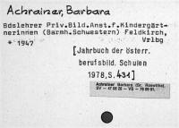 Achrainer, Barbara