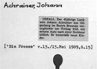 Achrainer, Johann