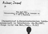 Acker, Josef