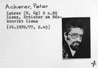 Ackerer, Peter