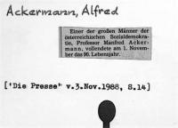 Ackermann, Alfred