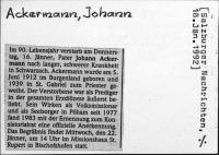 Ackermann, Johann