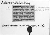 Adamovich, Ludwig
