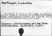 Aertinger, Ludmilla