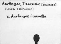 Aertinger, Theresia
