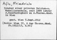 Afh, Friedrich