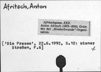 Afritsch, Anton
