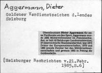 Aggermann, Dieter