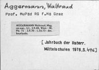 Aggermann, Waltraud
