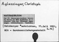 Aglassinger, Christoph