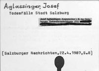 Aglassinger, Josef