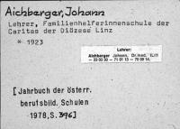 Aichberger, Johann