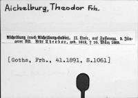 Aichelburg, Theodor Freiherr