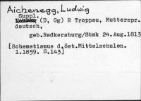 Aichenegg, Ludwig