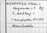 Aichenegg, Viktor von