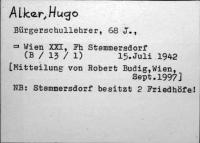 Alker, Hugo