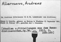 Allermann, Andreas, O.S.B.