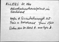 Allers, Otto, Dr.jur.