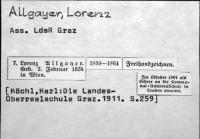 Allgayer, Lorenz