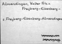 Allmendingen, Walter von