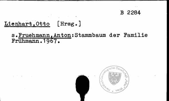 Lienhart, Otto [Herausgeber]