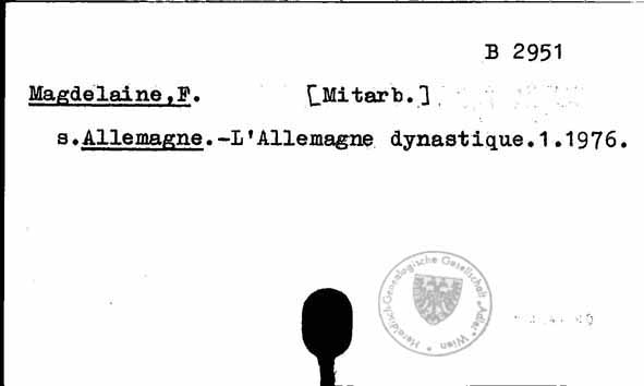 Magdelaine, F.
