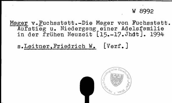 Mager von Fuchsstatt