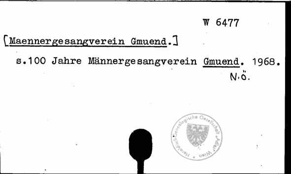 Maennergesangsverein Gmuend