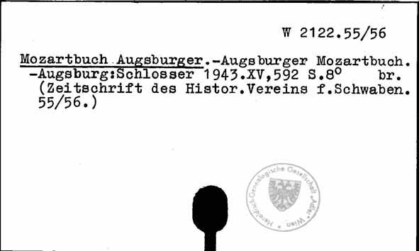 Mozartbuch Augsburger