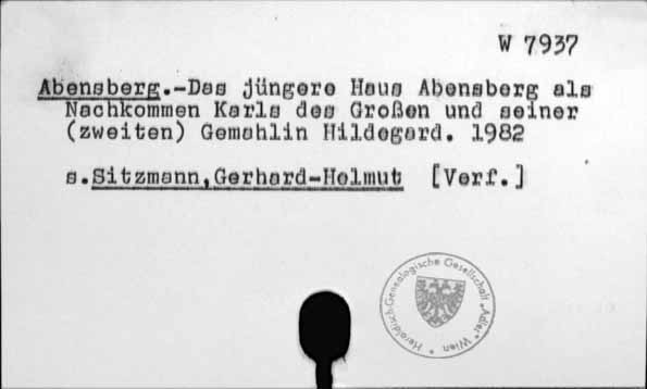 Abensberg [Abensperg] [W-7937.]
