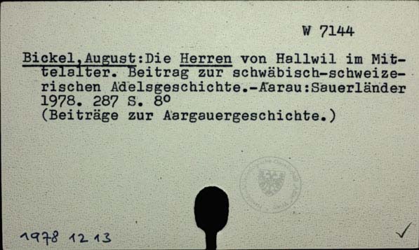Bickel August