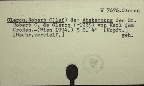 Clercq Robert Olaf