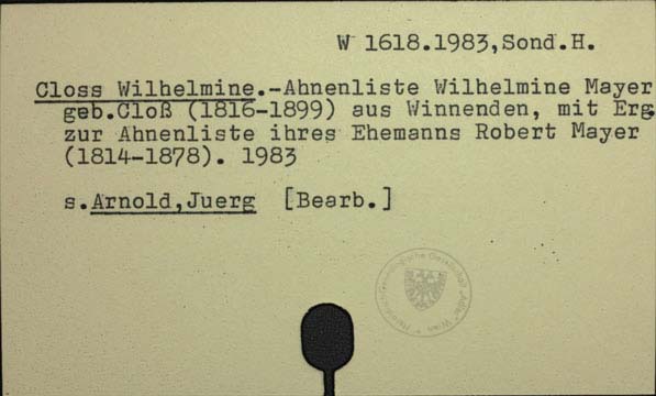 Closs Wilhelmine
