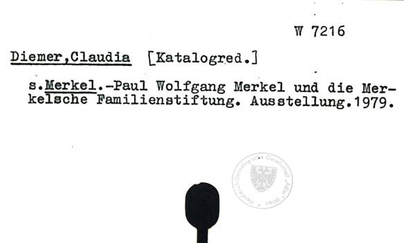 Diemer, Claudia [Katalogred.]