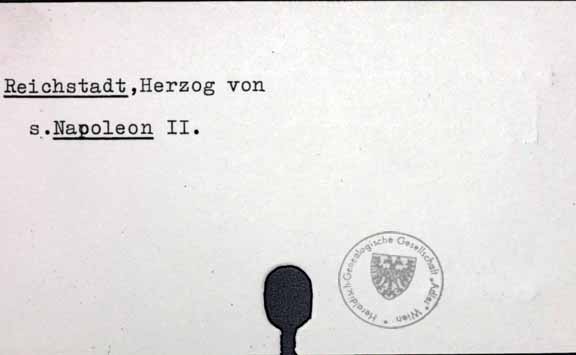 Reichstadt, Herzog von